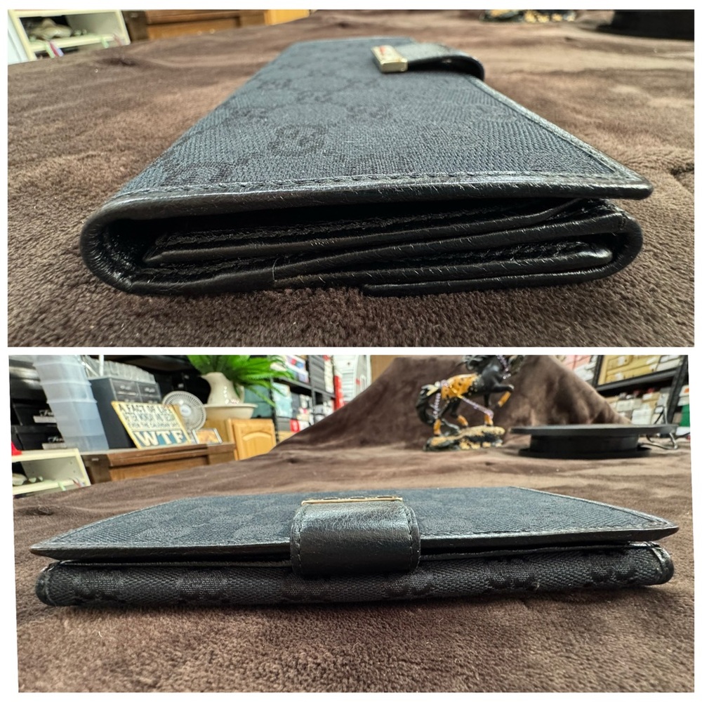 Gucci Supreme Canvas and Leather Wallet EUC - Picture 4 of 9